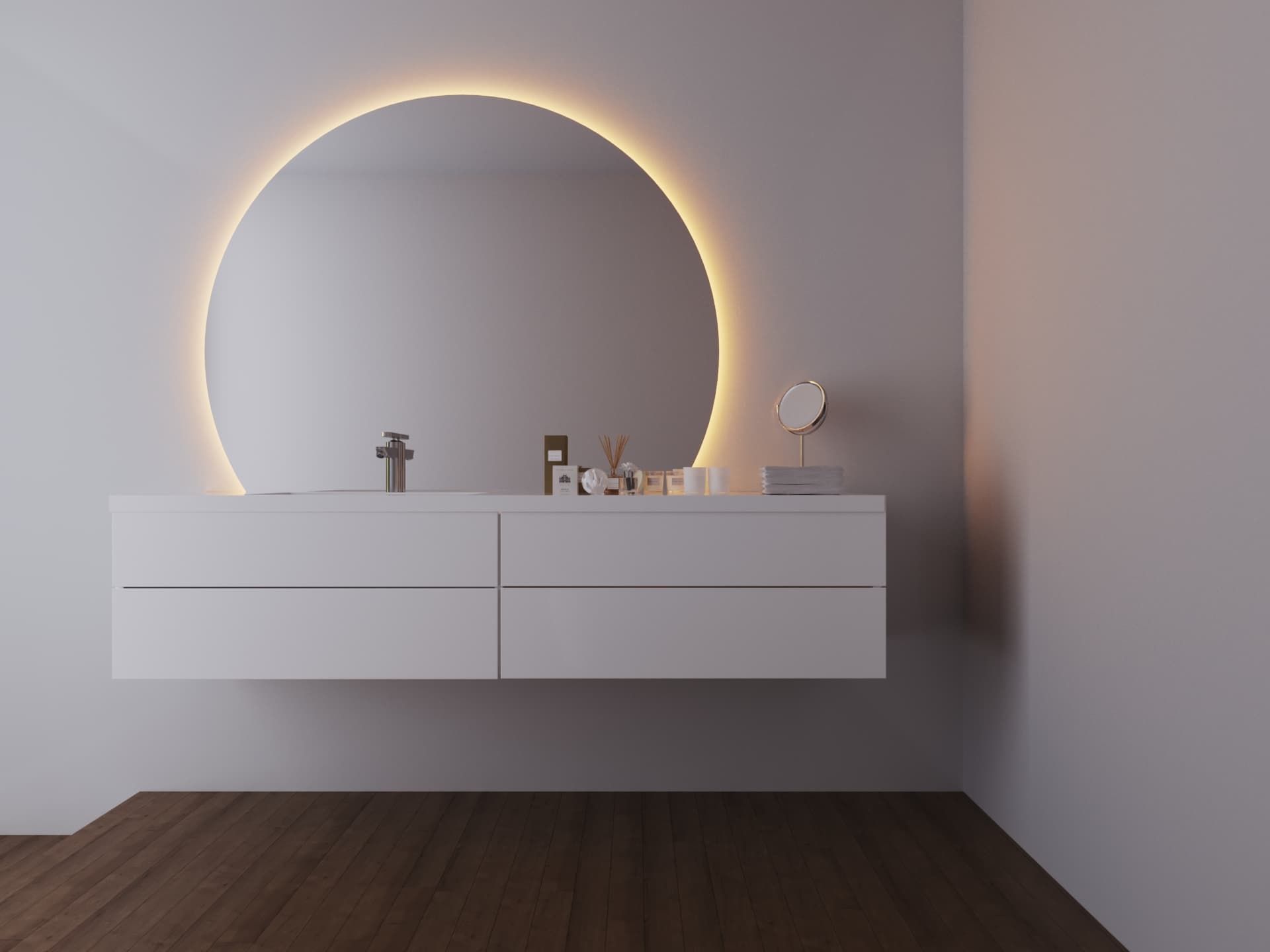 Badspiegel Badezimmerspiegel mit Beleuchtung Online kaufen