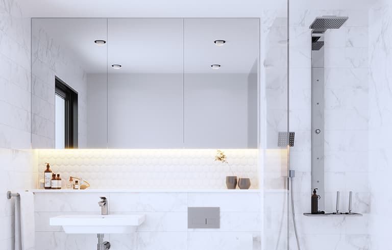 LED Spiegelschrank Badspiegelschrank - Beleuchtung » mit